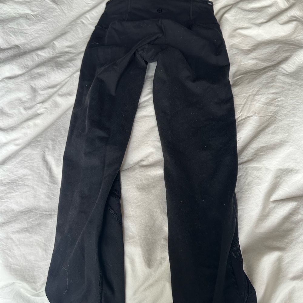 Lululemon Black Sheer Leggings